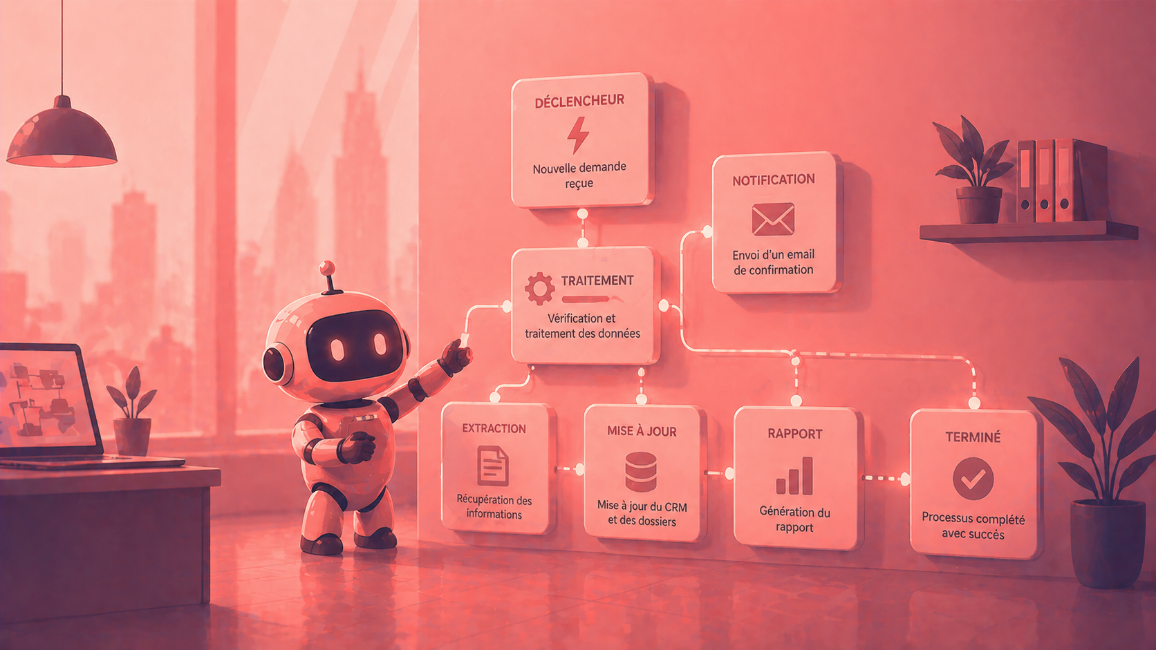 Service d'automatisation et d'intelligence artificielle
